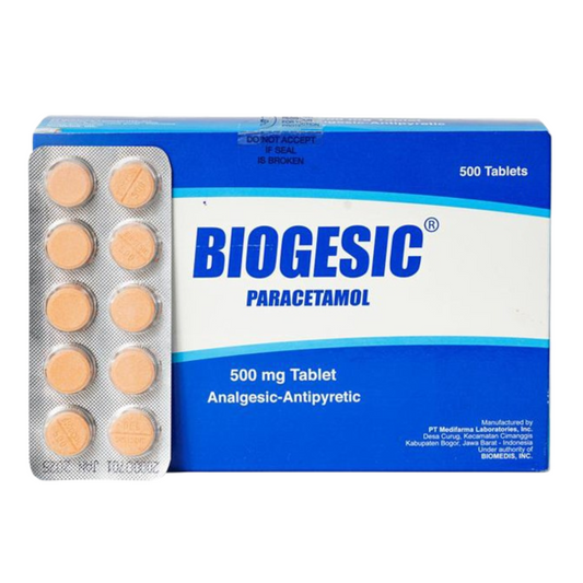 ဘိုင်အိုဂျက်ဆစ် အဖျားပျောက်ဆေး|Biogesic