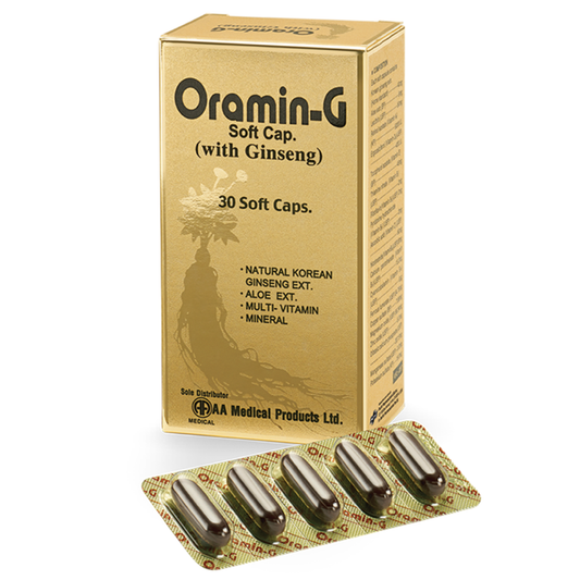 အော်ရာမင်းဂျီ အားဆေး|Oramin-G