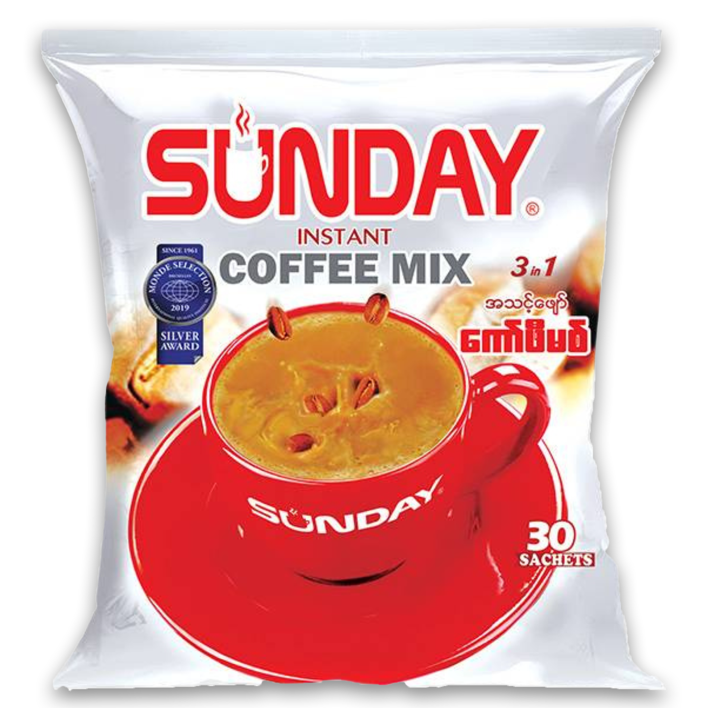 ဆန်းဒေး ကော်ဖီမစ်|Sunday 3in1 Coffee Mix