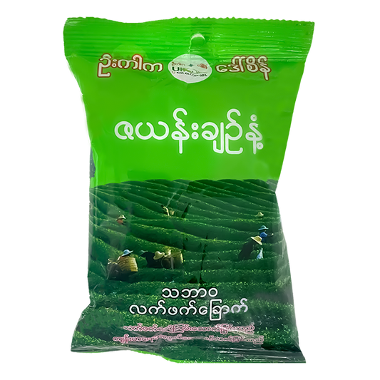 ဦးကာက လက်ဖက်ခြောက် (၅ ကျပ်သား)|Ukar Ka Dry Green Tea Leaf (80g)