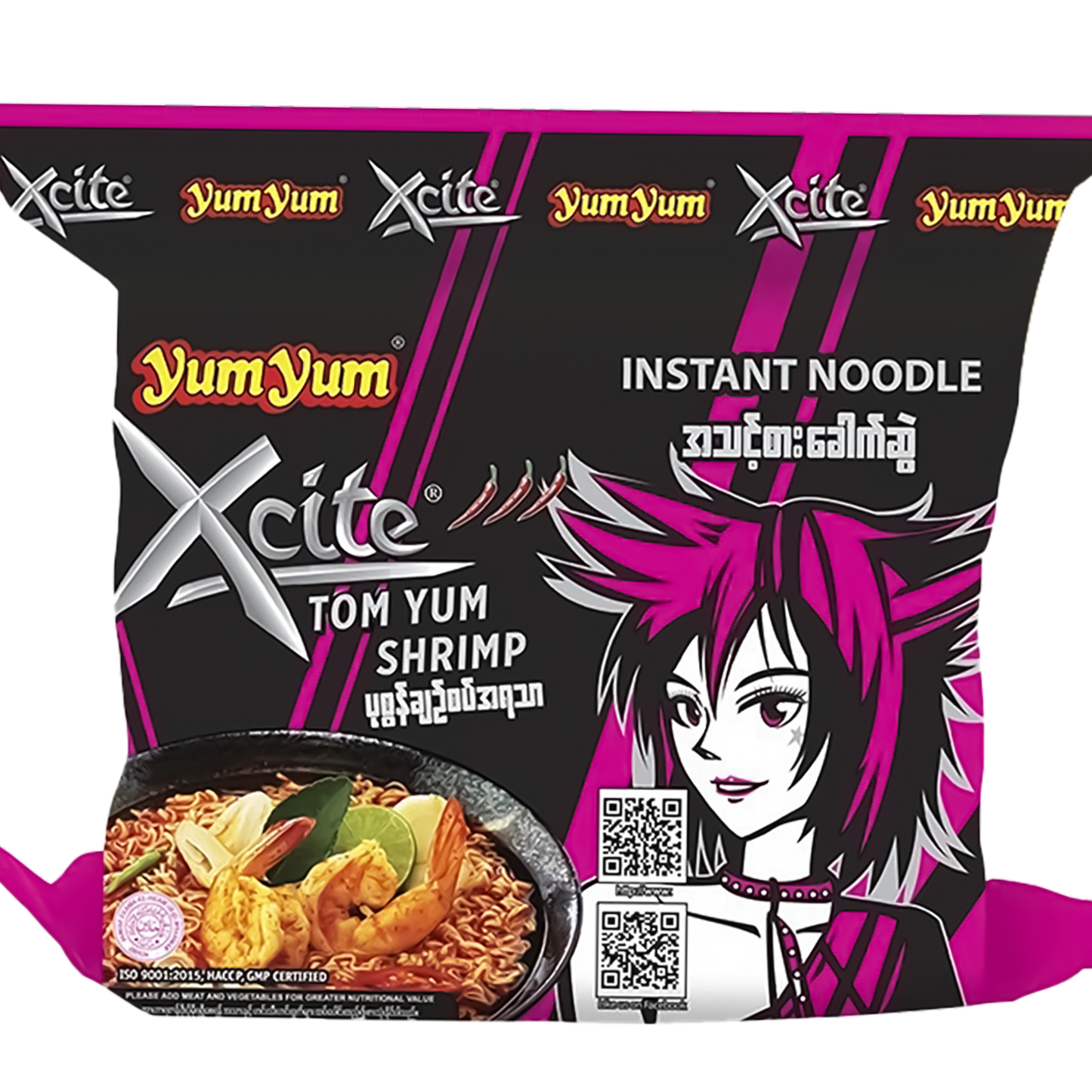 အိတ်ချ်ဇိုက် တုန်ယမ်း ပုစွန်ချဉ်စပ်|Xcite Tom Yum Shrimp PK