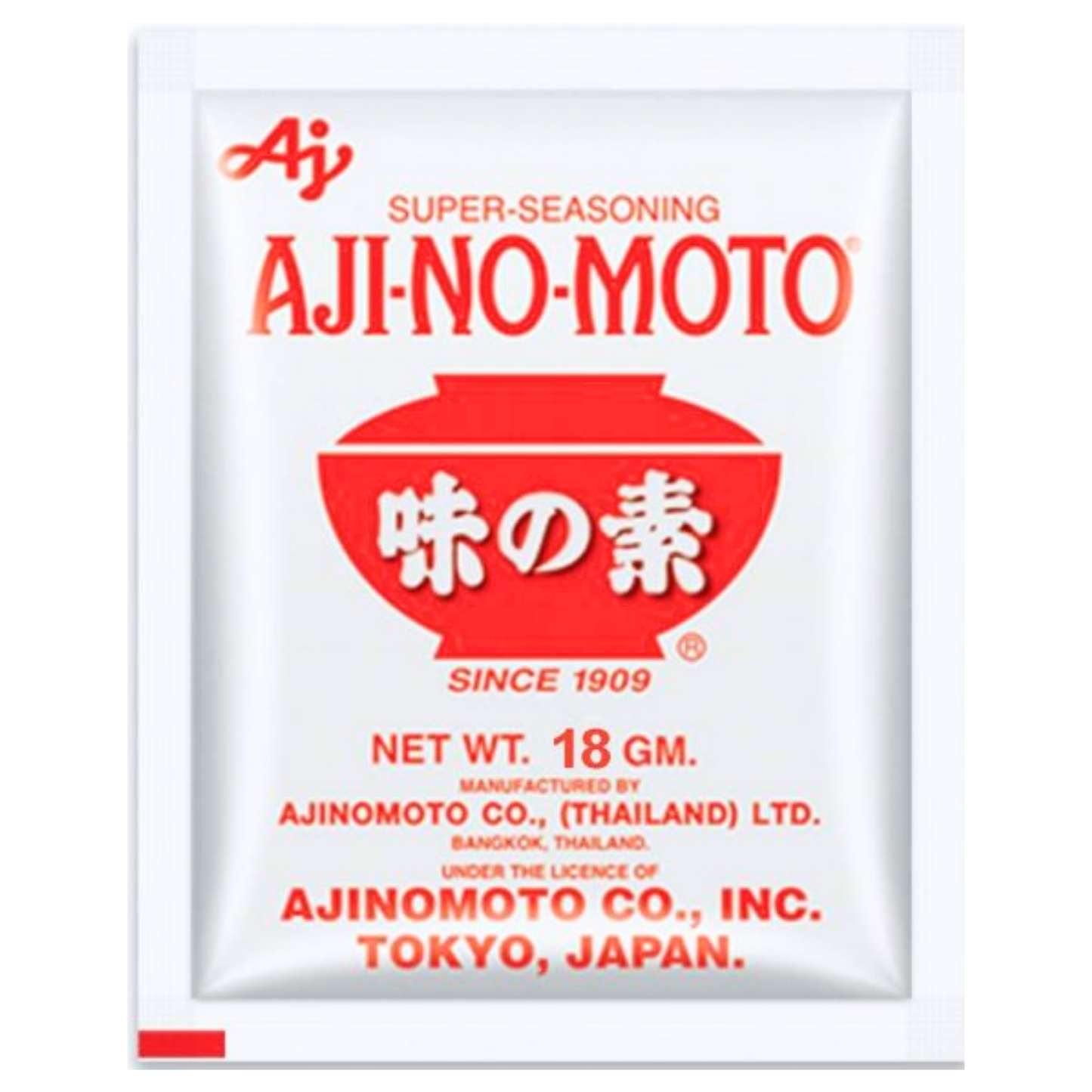 အာဂျီ နိုမိုတို (၁၈ ဂရမ်)|Aji-no-moto (18g)