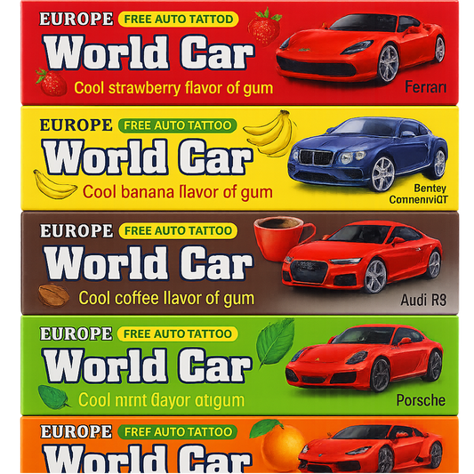 အရသာစုံ ကားပီကေ|World Car Gum