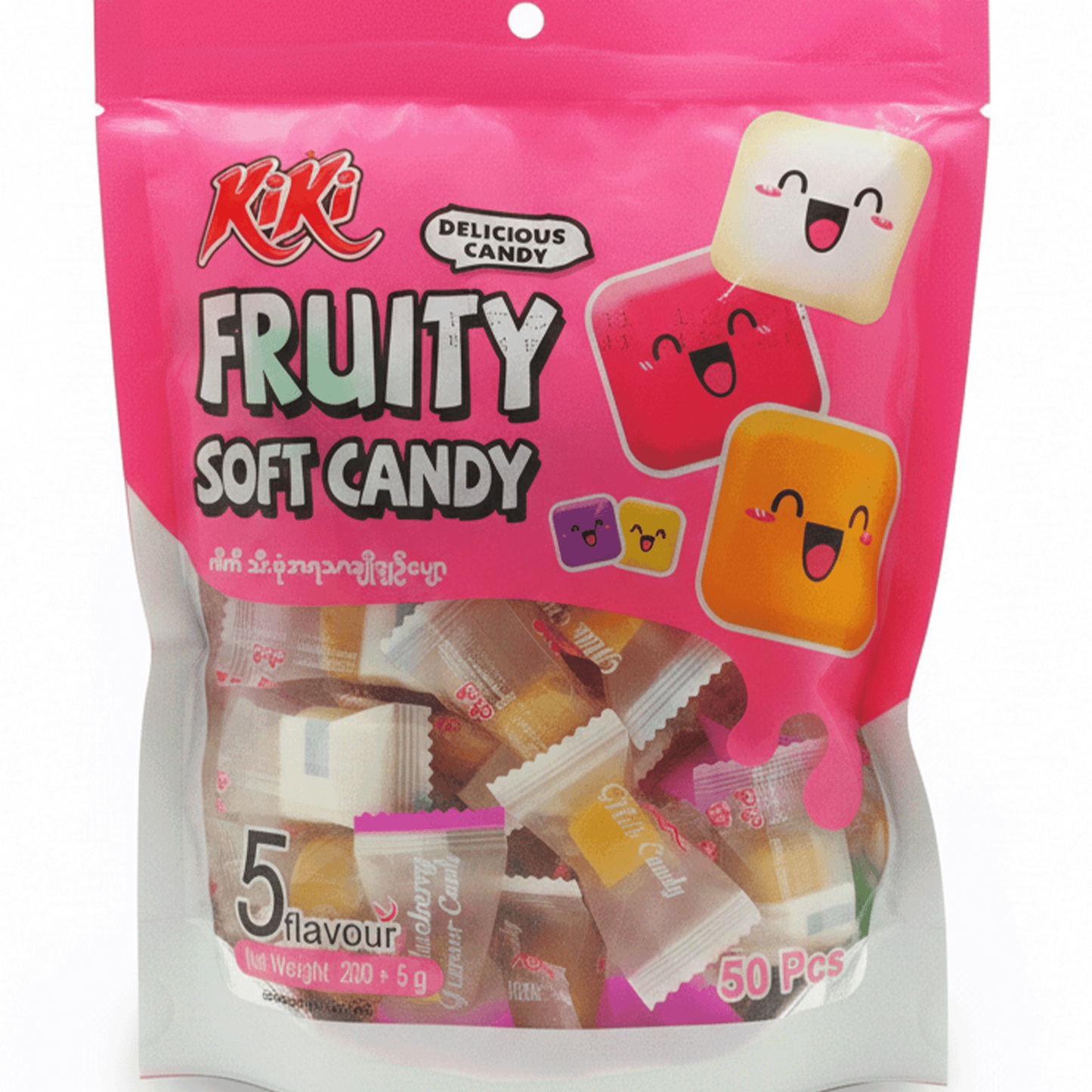 ကီကီ သီးစုံ သကြားလုံး (အပျော့)|KiKi Fruity Soft Candy