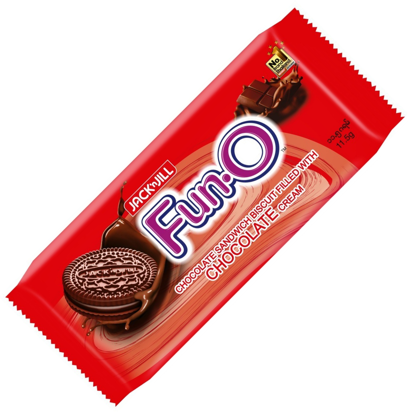 ဖန်အို ဆန်းဒဝစ် ချောချော ဘီစကစ်|Fun-O Sandwich Cho-Choc Biscuit