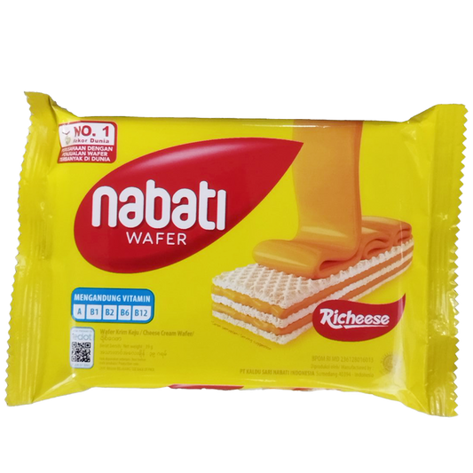 နာဘာတီ အဝါရောင်ချိစ်|Nabati Cheese Wafer