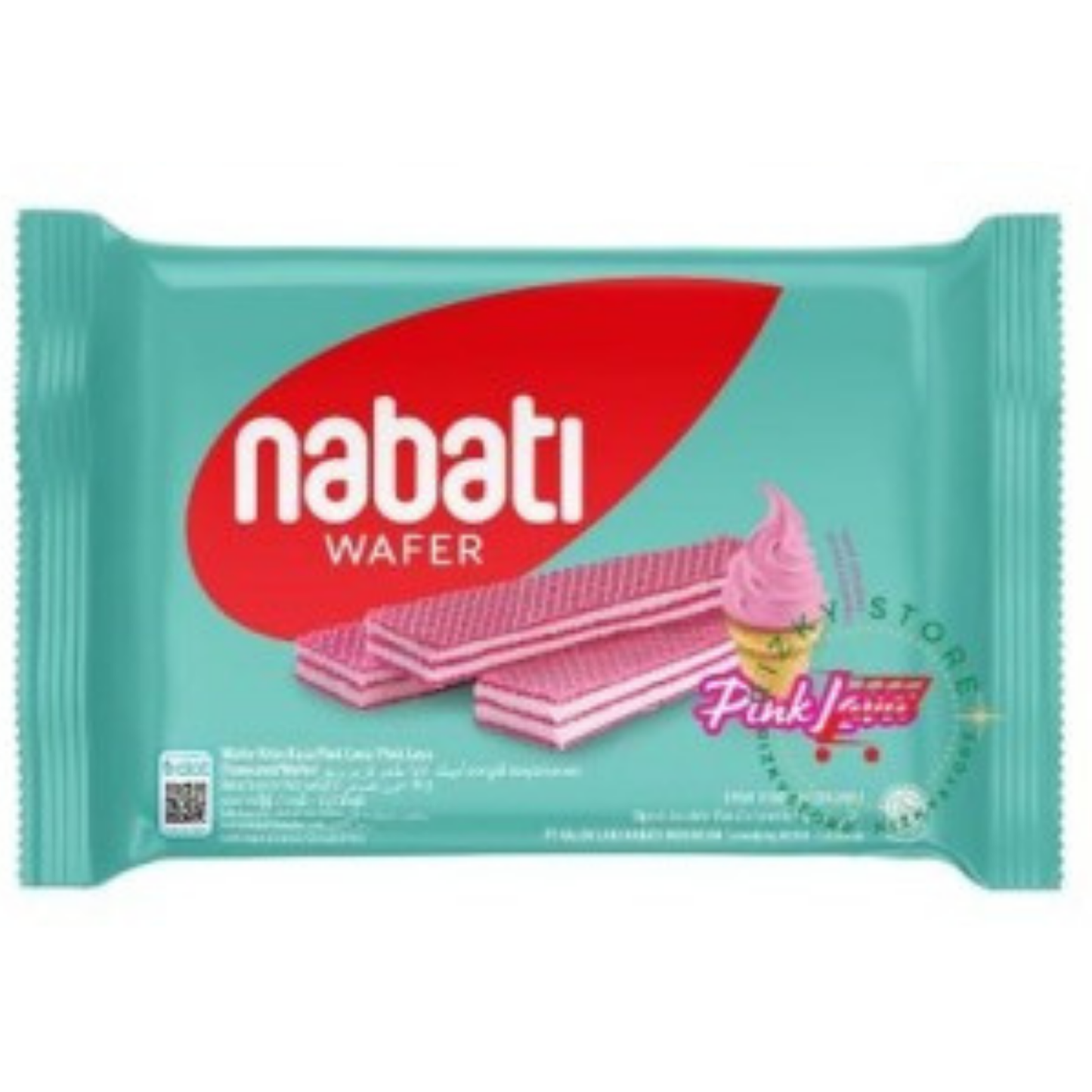 နာဘာတီ ပန်း|Nabati Pink Wafer 46g
