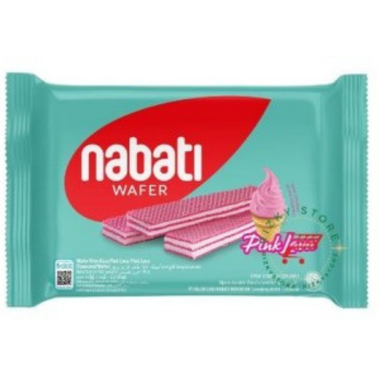 နာဘာတီ ပန်း|Nabati Pink Wafer 46g