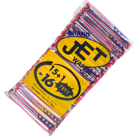 ဂျက် စတော်ဘယ်ရီ ဝေဖာ|Jet Wafer Straw