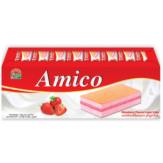 ‌အမီကိုကိတ် (စတော်)|Amico Strawberry Layer Cake