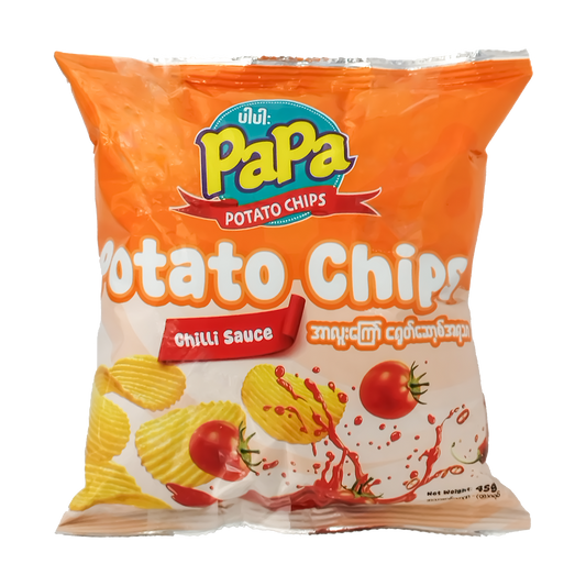 ပါပါး အာလူးကြော် ငရုတ်ဆော့စ်|PaPa Potato Chilli Sauce