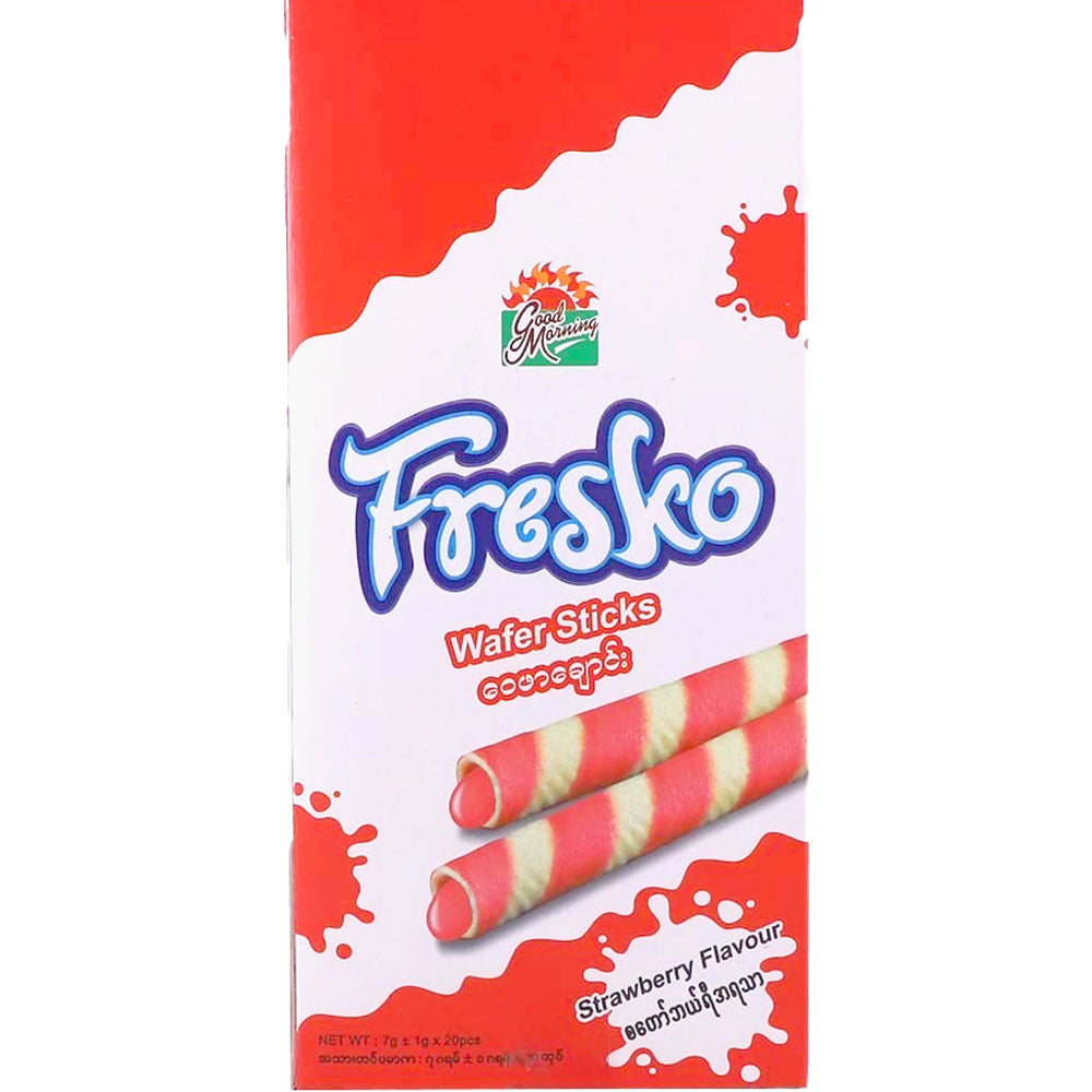 ဖလက်စကို ဝေဖာ‌ချောင်း (စတော်)|Fresko Wafer Stick Straw