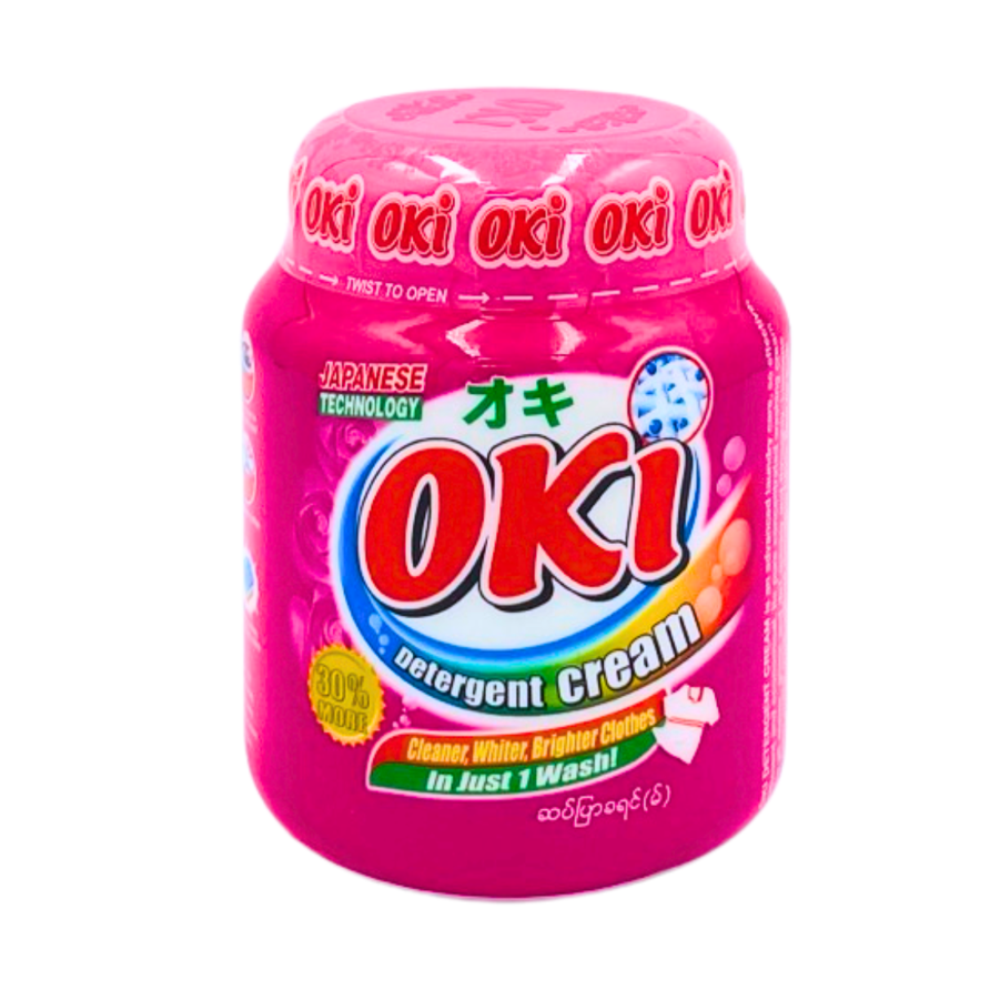 အိုကီ ဆပ်ပြာခရင် ပန်းရောင် (၃၆၀ ဂရမ်)|Oki Detergent PK 360g