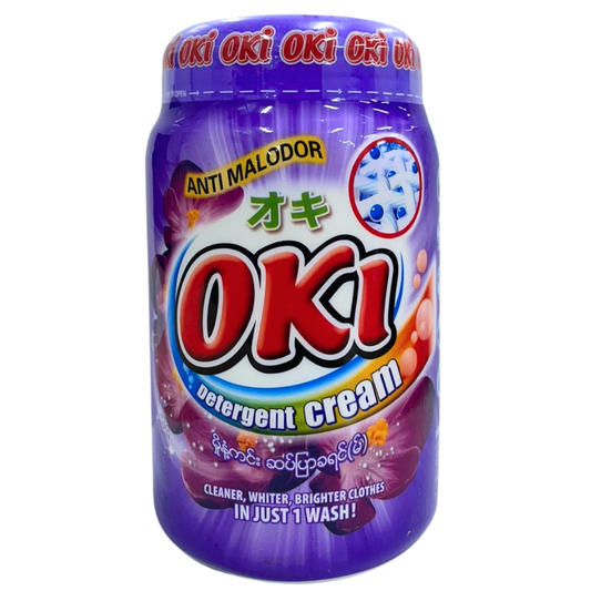 အိုကီ ဗူးကြီး ခရမ်း (၉၀၀ ဂရမ်)|Oki Detergent PP 900g