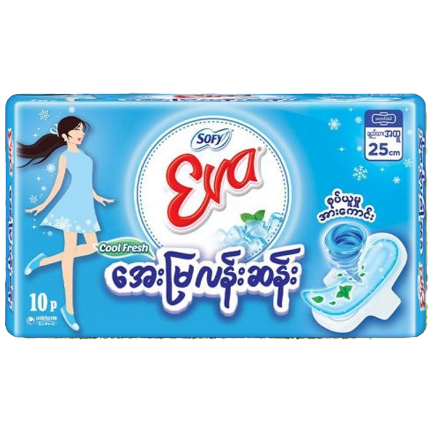 အီဗာ ပူရှိန်း (၂၅ စင်တီမီတာ)|Eva Cool Fresh 25 cm