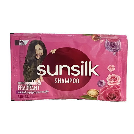 ဆန်းစစ် ခေါင်းလျှော်ရည် (ပန်း)|Sunsilk PK (S)