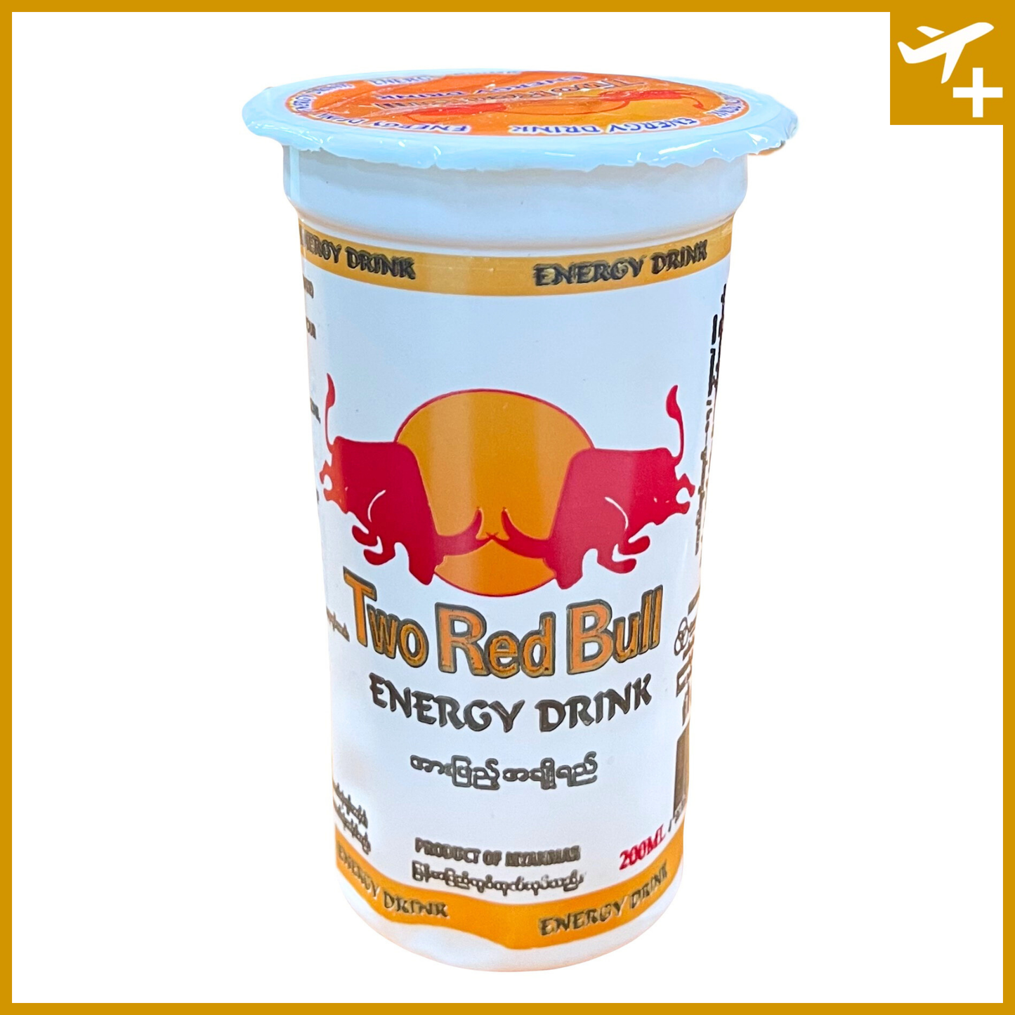 ကျွဲရိုင်း ကော်ဗူး|Two Red Bull 200ml Cup